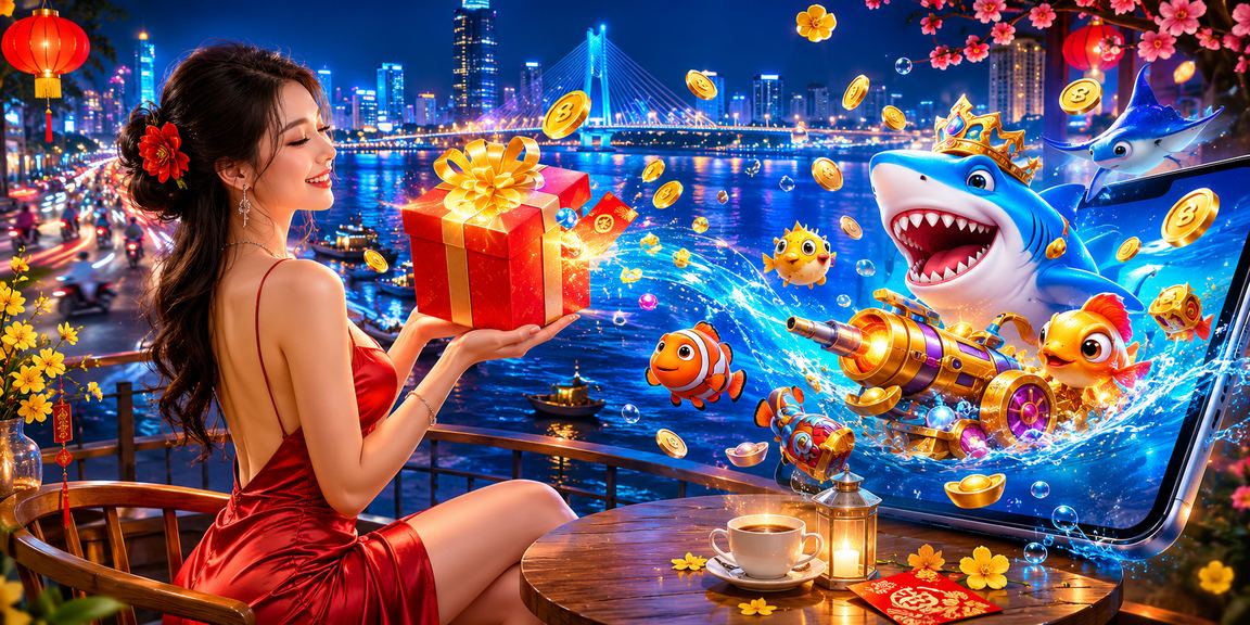 Banner trò chơi bắn cá tại TP Hồ Chí Minh với sự tham gia đông đảo người chơi